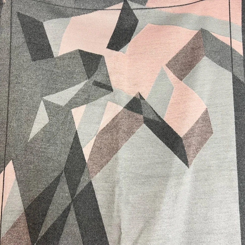 Soia & Kyo Larisa Blanket Scarf gray pink wrap